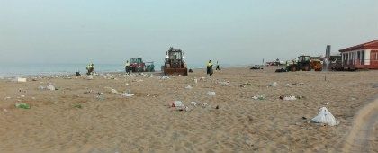 La noche de San Juan transcurrió tranquila y sin incidentes en Punta Umbría