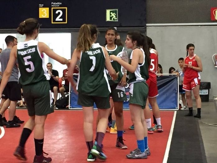 María Recio y Ángela Rebollo llegaron a octavos de final en el Nacional 3x3