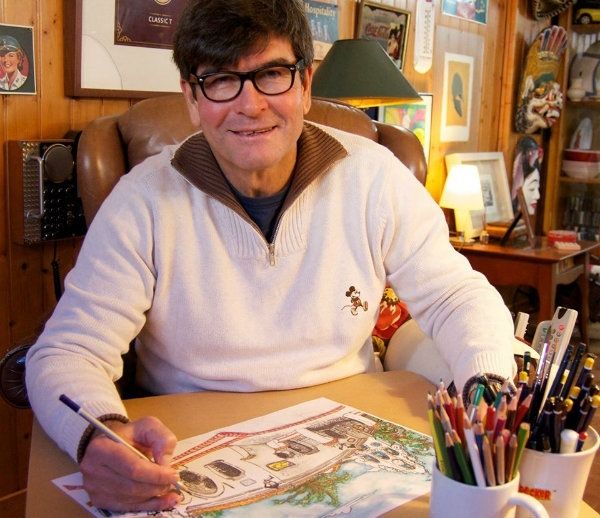 Andrés Espuelas expone en Nerva su mirada sobre el patrimonio de la capital onubense
