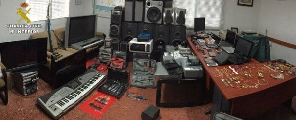 La Guardia Civil esclarece 40 robos perpetrados en la comarca del Condado