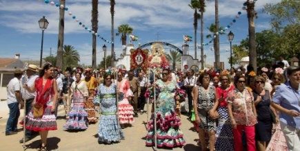 Los beasinos, preparados para trasladar a su Patrona a la Aldea de Clarines