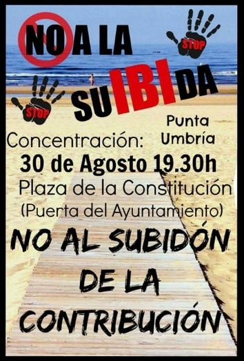 Vecinos de Punta Umbría constituyen una plataforma contra la subida del IBI y se concentrarán el 30 de agosto