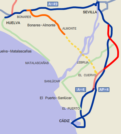 ¿Vuelve el debate de la Huelva-Cádiz?
