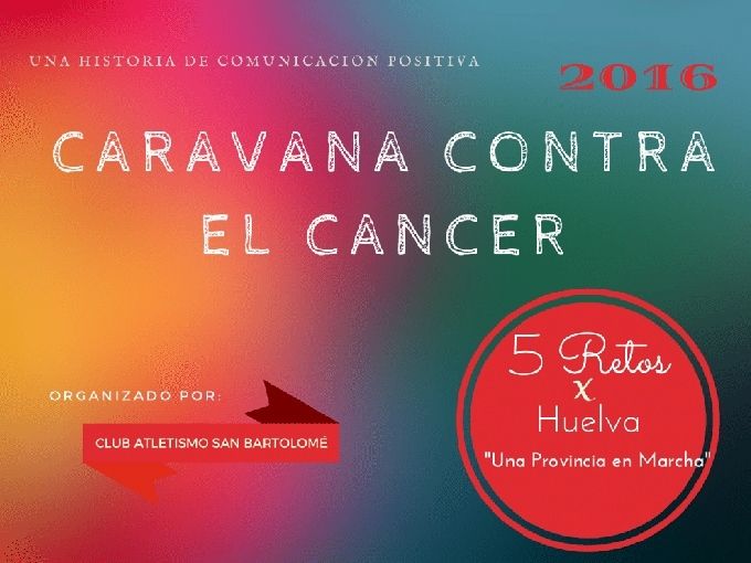 El reto solidario ‘5 Retos x Huelva, Caravana contra el cáncer’ llega este sábado a Bollullos