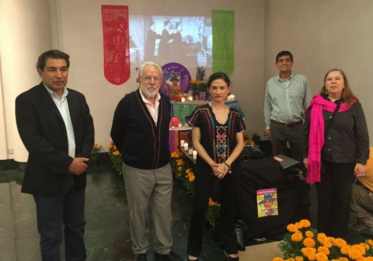 Homenaje a Cervantes en la Fiesta de Muertos Mexicana del Otoño Cultural