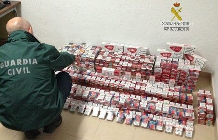 En el último año se han aprehendido en la provincia 27.652 cajetillas de tabaco de contrabando
