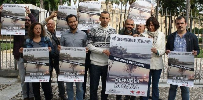 El PCA presenta 'Defender Doñana', su campaña frente al proyecto gasístico de Gas Natural