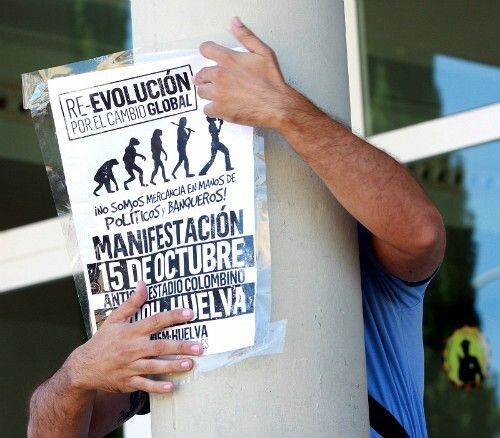 15M Huelva prepara en una asamblea la protesta de este sábado