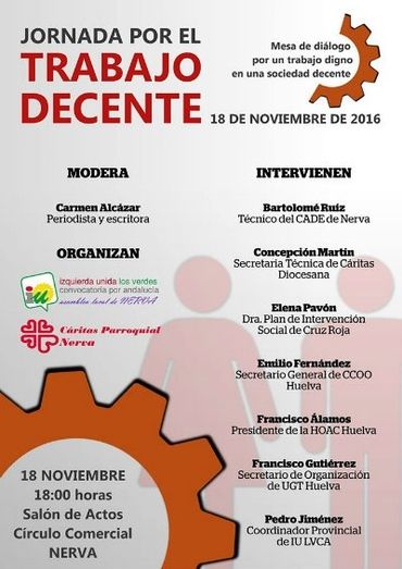 Mesa de diálogo en Nerva en torno al trabajo digno