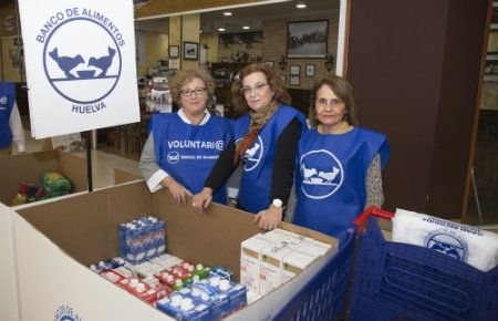 El Banco de Alimentos de Huelva recauda 140.000 kilos en la gran recogida