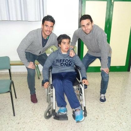 Visita de Zamora y Núñez al Colegio Miguel de Cervantes de Gibraleón