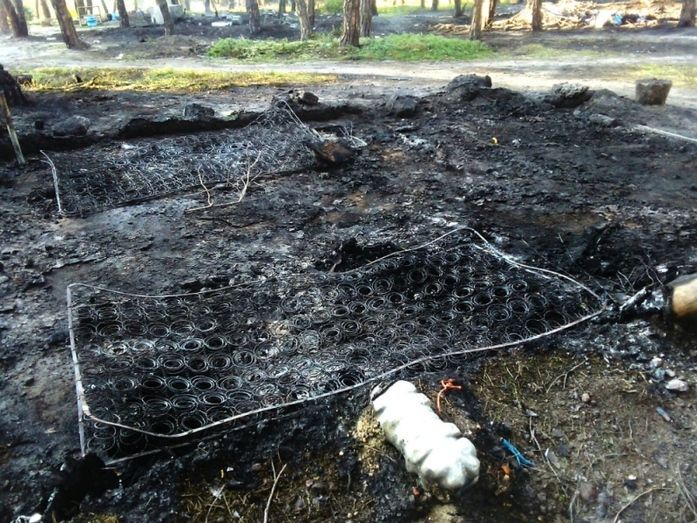 Denuncian un nuevo incendio en un asentamiento chabolista en Moguer