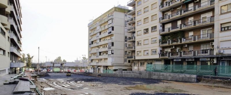 Urbanización de la avenida de Cádiz: una gran calle y una nueva plaza frente a Tráfico
