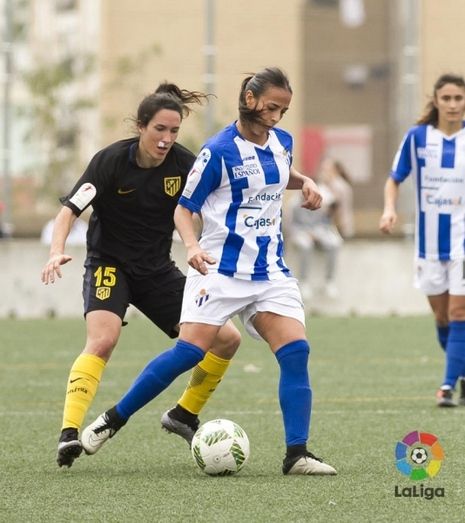 Un combativo Sporting Huelva se queda sin gasolina ante el líder Atlético de Madrid (2-3)