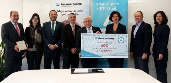 Atlantic Copper se adhiere a la Alianza para la Formación Profesional Dual