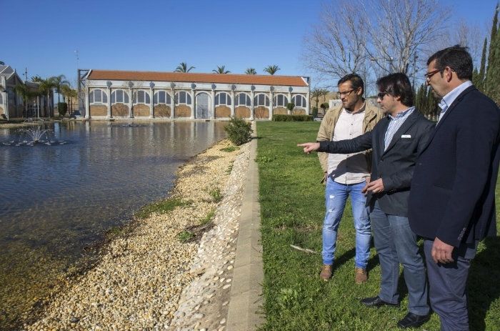 Vuelven a funcionar los estanques del parque de Zafra
