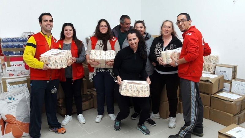La Asociación de Amigos del Pueblo Saharaui de Cartaya recoge cerca de 5.000 kilos de ayuda humanitaria
