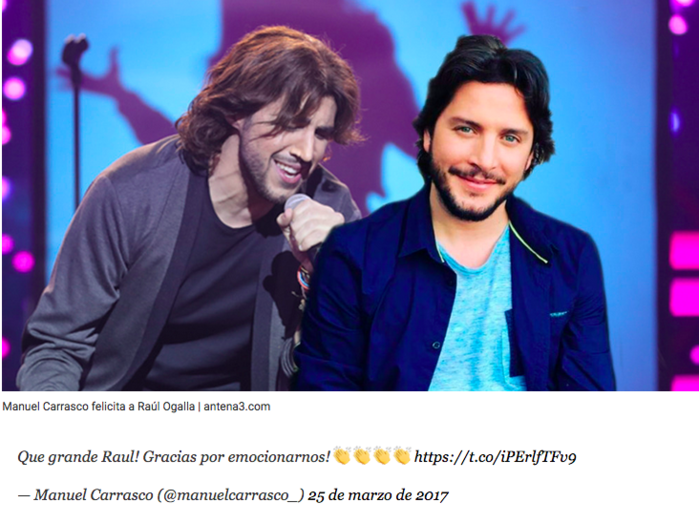 El runrún: ¿Manuel Carrasco, a lo Michael Jackson?