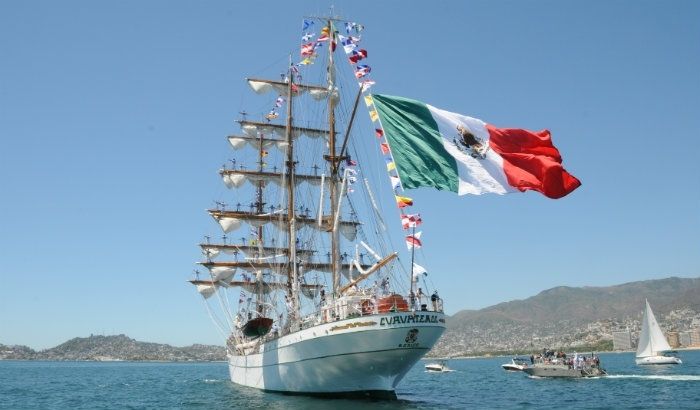 El buque velero escuela de la Armada de México ‘Cuauhtemoc’ llegará este viernes al Muelle de Levante