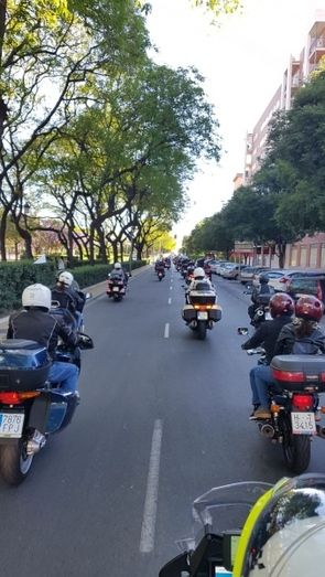 80 motos recorren la I Ruta Solidaria de CSIF en beneficio de Cruz Roja