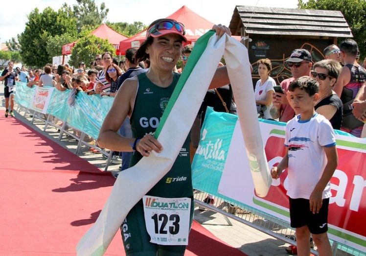 Emilio Martín y Liliana Veríssimo se imponen en el III Duatlón 'Mancomunidad Islantilla Golf Resort'
