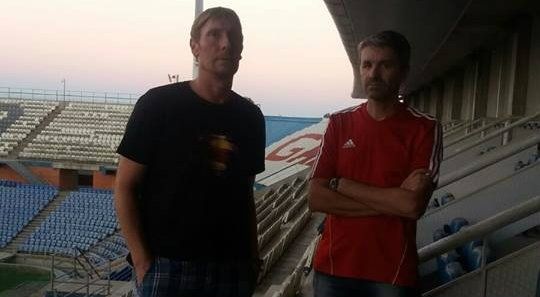 Jorge Gálvez también pasa la noche encerrado en el Nuevo Colombino junto a Pepe Delgado