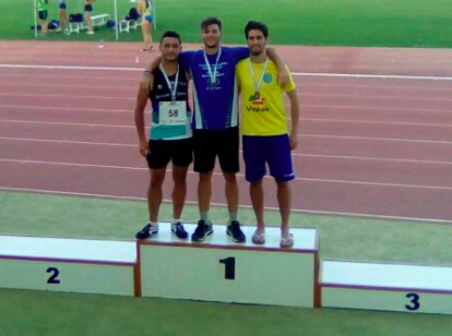 Saltos de plata de Rafael Pérez y Alba Pérez en el Andaluz Sub 20
