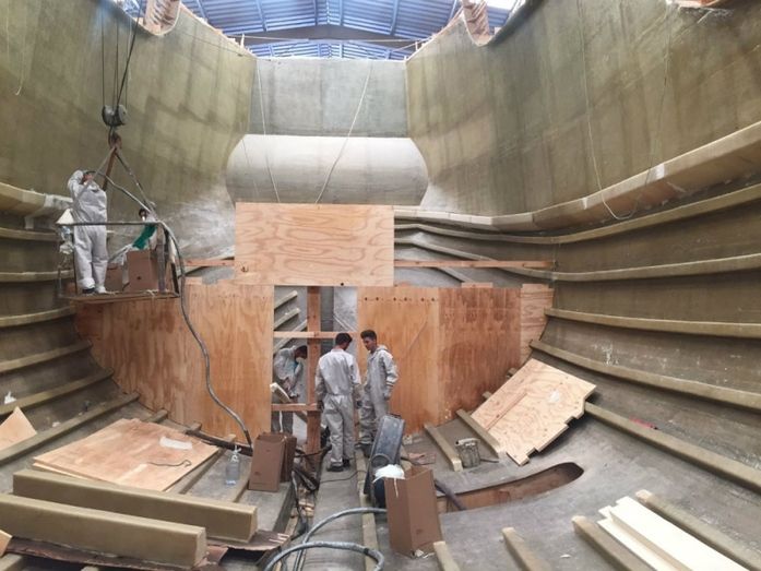 La construcción de la nueva Nao Santa María marcha a buen ritmo