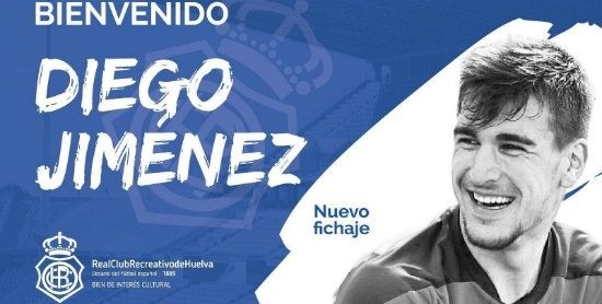 Diego Jiménez: 'Estoy muy feliz de volver al Recre y a Huelva y ya con ganas de empezar'