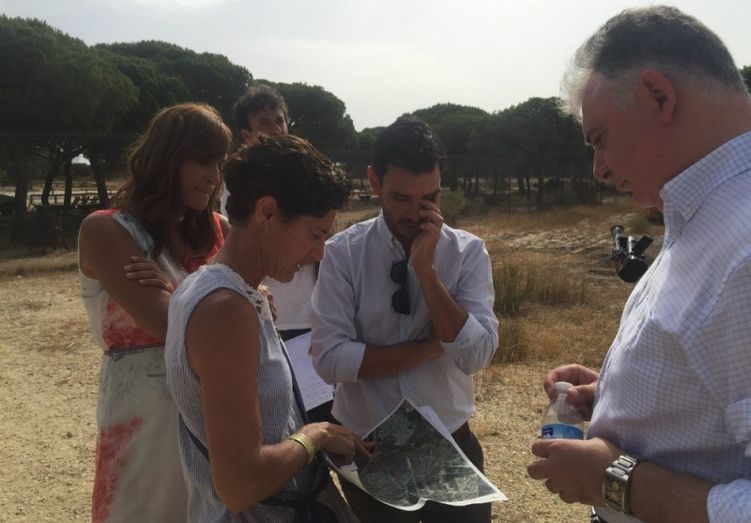 Arrancan los trabajos de restauración de la zona afectada por el incendio de Doñana