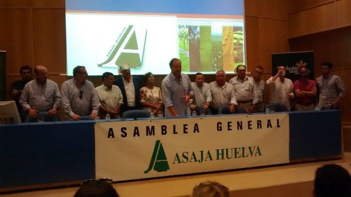 José Luis García-Palacios, reelegido como presidente de Asaja-Huelva