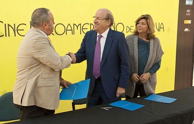 Aguas de Huelva y Atlantic Copper renuevan su apoyo al Festival de Cine Iberoamericano