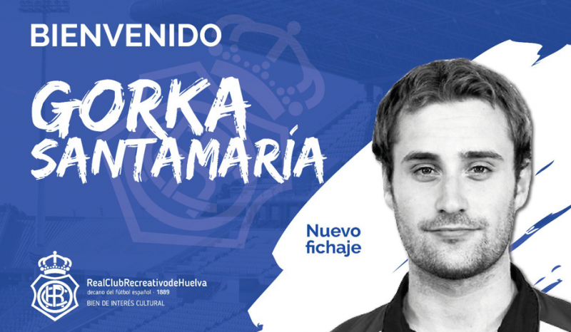 Recreativo y Athletic oficializan el fichaje de Gorka Santamaría