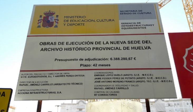 El PSOE pregunta en el Congreso por qué se han paralizado las obras del Archivo Histórico