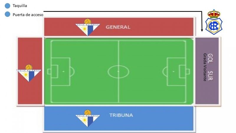 Los aficionados del Recre podrán comprar las entradas en San Pablo el domingo desde las 17.00 horas