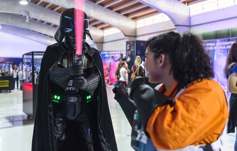 Los personajes de Star Wars dieron vida a la muestra 'Heroes y Mitos Experience'