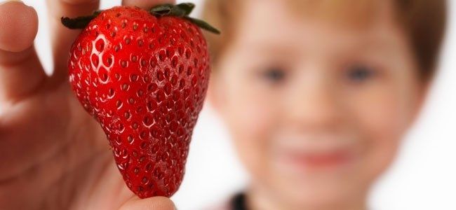 ¿Son las fresas buenas para los niños?