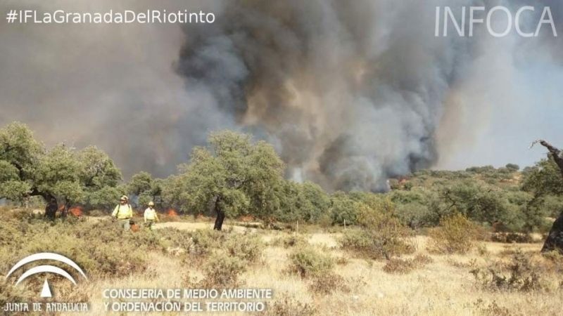 Anulan la montería que iba a celebrarse en las fincas quemadas en la Sierra de Huelva
