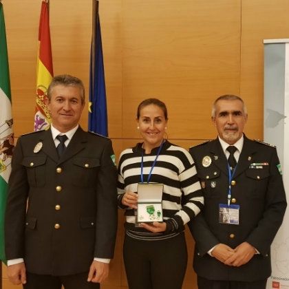 La Policía Local de Moguer, galardonada por su actuación en el fuego del pasado verano