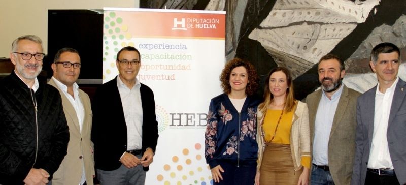 La Diputación y los cinco GDR de la provincia suscriben el convenio para la puesta en marcha de 63 becas HEBE