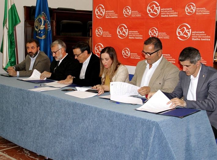 La Diputación y los cinco GDR de la provincia suscriben el convenio para la puesta en marcha de 63 becas HEBE