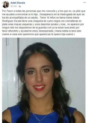 Buscan a una menor desaparecida en Niebla y que pudo haberse escapado con su pareja