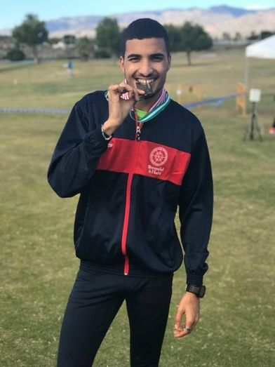 Zakaria Boufaljat, subcampeón andaluz universitario de campo a través