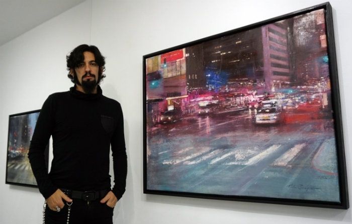 Pedro Rodríguez Garrido ilumina con colores “más brillantes y puros” el aniversario de la galería 'Espacio 0'