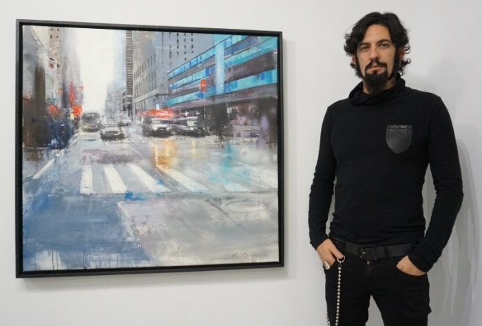 Pedro Rodríguez Garrido ilumina con colores “más brillantes y puros” el aniversario de la galería 'Espacio 0'
