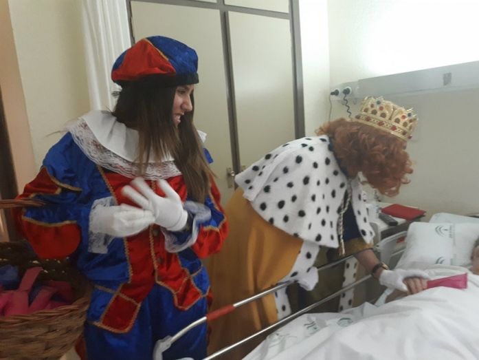 Los Reyes Magos visitan el Infanta Elena