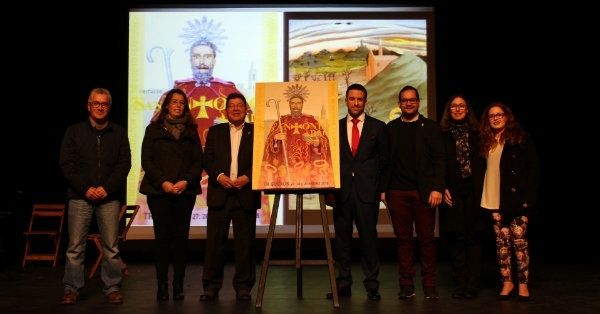 Juan Luis Aquino, autor del cartel de las Fiestas de San Antonio Abad de Trigueros