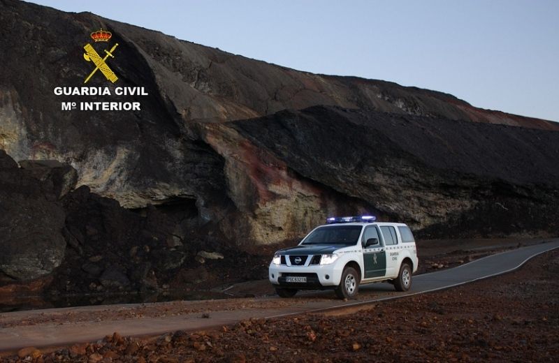 La Guardia Civil detiene a un varón que hurtó las baterías de un refugio minero de la localidad de Almonaster la Real