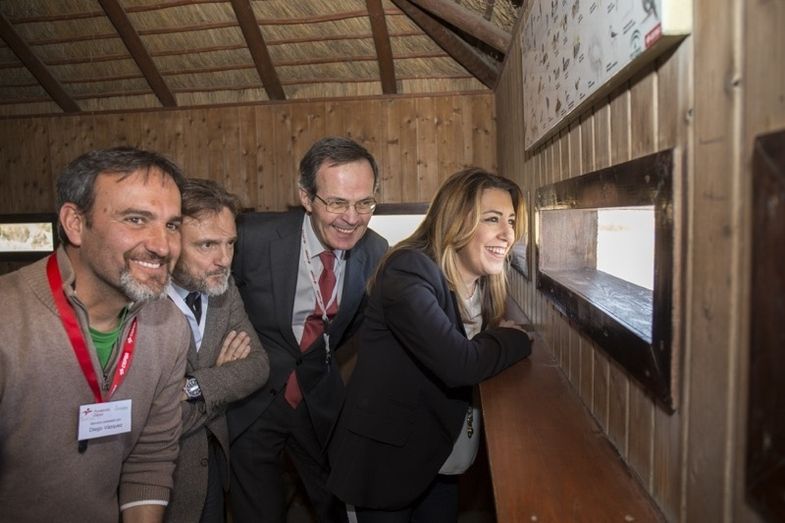 La presidenta de la Junta inaugura el proyecto de optimización de aromáticos de Cepsa, una inversión de más de 45 millones de euros
