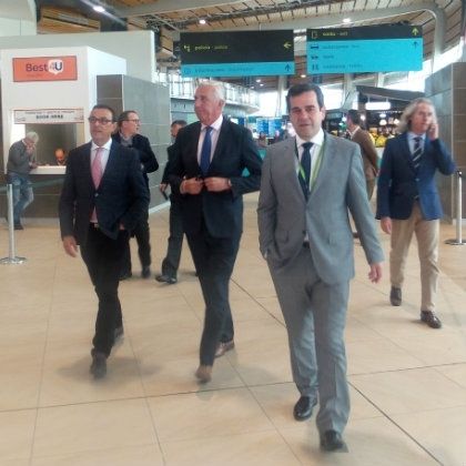 El Patronato y el Círculo Empresarial de Turismo de Huelva visitan las nuevas instalaciones del Aeropuerto de Faro